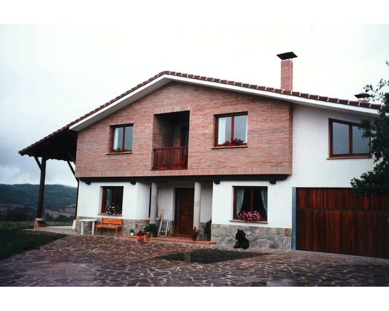 Vivienda unifamiliar en Ondategui (Alava) 1994 imagen exterior Arquitecto Vitoria Gasteiz
